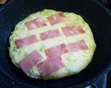 おからパウダーと長芋のヘルシーお好み焼き作り方3写真