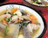 豚汁アレンジ★コク旨【豚ひき肉の豚汁】♪作り方16写真