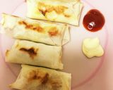 簡単おやつ☆ちくわとポテトの焼き春巻き作り方7写真