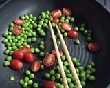 グリーンピースとミニトマトのサラダ作り方10写真