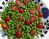 グリーンピースとミニトマトのサラダ作り方11写真