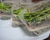 ラップで包もう♪驚愕のレタスサンドイッチ作り方6写真