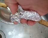 ごぼうと鶏肉のレモンバター醤油パスタ作り方2写真