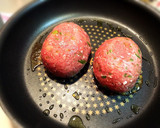 とろとろ半熟卵のカレーハンバーグ☆作り方5写真