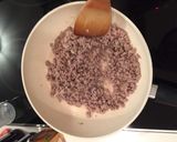 豚挽肉とニラのガーリックバター醤油パスタ作り方4写真
