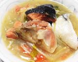 鮭と根菜の酢味噌汁作り方7写真