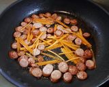 簡単！ウィンナーのそうめんチャンプルー☆作り方4写真