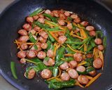 簡単！ウィンナーのそうめんチャンプルー☆作り方5写真