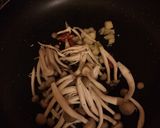 キノコのペペロンチーノ作り方7写真