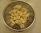 カキと豆腐の炒めもの作り方1写真