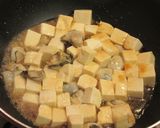 カキと豆腐の炒めもの作り方6写真
