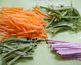 黒キャベツほうれん草の筋茎ソテー作り方1写真