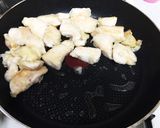 簡単に豪華、鶏むねのマスタードクリーム作り方5写真