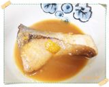 ブリ・サバのみそ煮　白味噌生姜柚子味作り方3写真