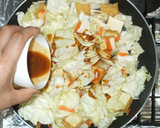 厚揚げ＋キャベツの味噌炒め♪簡単節約料理作り方6写真