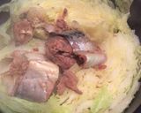 簡単！無水でサバ味噌白菜煮作り方2写真
