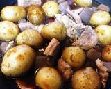 新じゃがと豚肉とこんにゃくの照り煮作り方9写真