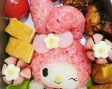 キャラ弁♪マイメロ♪バレンタイン風♪作り方3写真