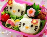 サンドイッチキティ（キャラ弁）作り方16写真