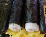 ミニオンズ恵方巻♪ちくわツナマヨ☆節分♪作り方5写真