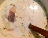 北欧気分☆サーモンと春野菜のミルクスープ作り方5写真