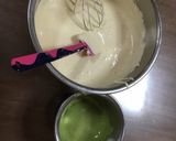豆乳と抹茶のマーブルシフォン作り方6写真