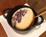 ココット鍋でチョコがトロリ！パンケーキ作り方8写真