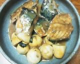 サバ味噌と里芋の煮物作り方3写真