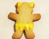 抱っこクマのクッキー型で節分の鬼クッキー作り方3写真