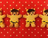 抱っこクマのクッキー型で節分の鬼クッキー作り方7写真