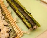 ピンクのお花太巻き、恵方巻き作り方6写真