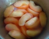 可愛いピンク色✿りんごのコンポート✿作り方8写真