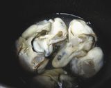 簡単ふっくら塩茹で牡蠣ポン作り方2写真