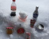 お風呂で天然雪カキ氷作り方2写真