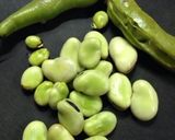 そら豆とオリーブのサラダ作り方1写真