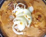 デミ缶を使った煮込みハンバーグ作り方4写真