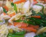 白菜どっさりのスープ。作り方6写真