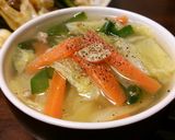 白菜どっさりのスープ。作り方8写真