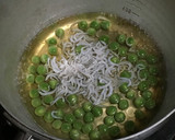 うすいエンドウとしらすの卵とじ作り方3写真