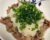 牛肉のバター炒め大根おろしがけ◡̈作り方3写真