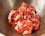 牛肉とチンゲン菜の中華風炒め。作り方1写真