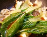 牛肉とチンゲン菜の中華風炒め。作り方5写真