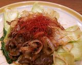 牛肉とチンゲン菜の中華風炒め。作り方6写真