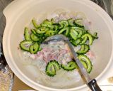 夏野菜のとうもろこしとゴーヤ入りカレー作り方5写真