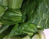 青梗菜とカニ作り方1写真
