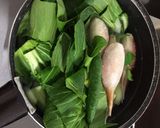 青梗菜とカニ作り方3写真