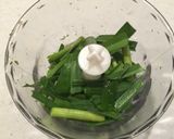 簡単！葉にんにくペースト♡ジェノベーゼ風作り方2写真