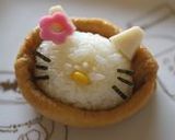 キティ稲荷弁当（キャラ弁）作り方8写真