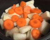 ルーを使わない大根のカレー作り方1写真