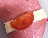 【ハム・チーズ・ミニトマトの揚げ餃子】作り方4写真